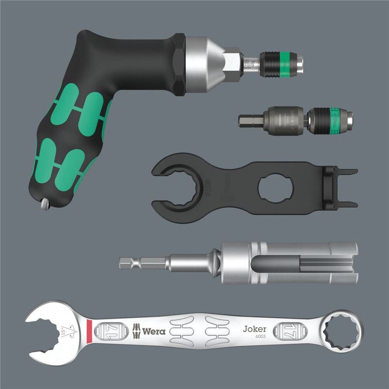 7pcs Wera 9524 Set di utensili per l'assemblaggio di impianti fotovoltaici