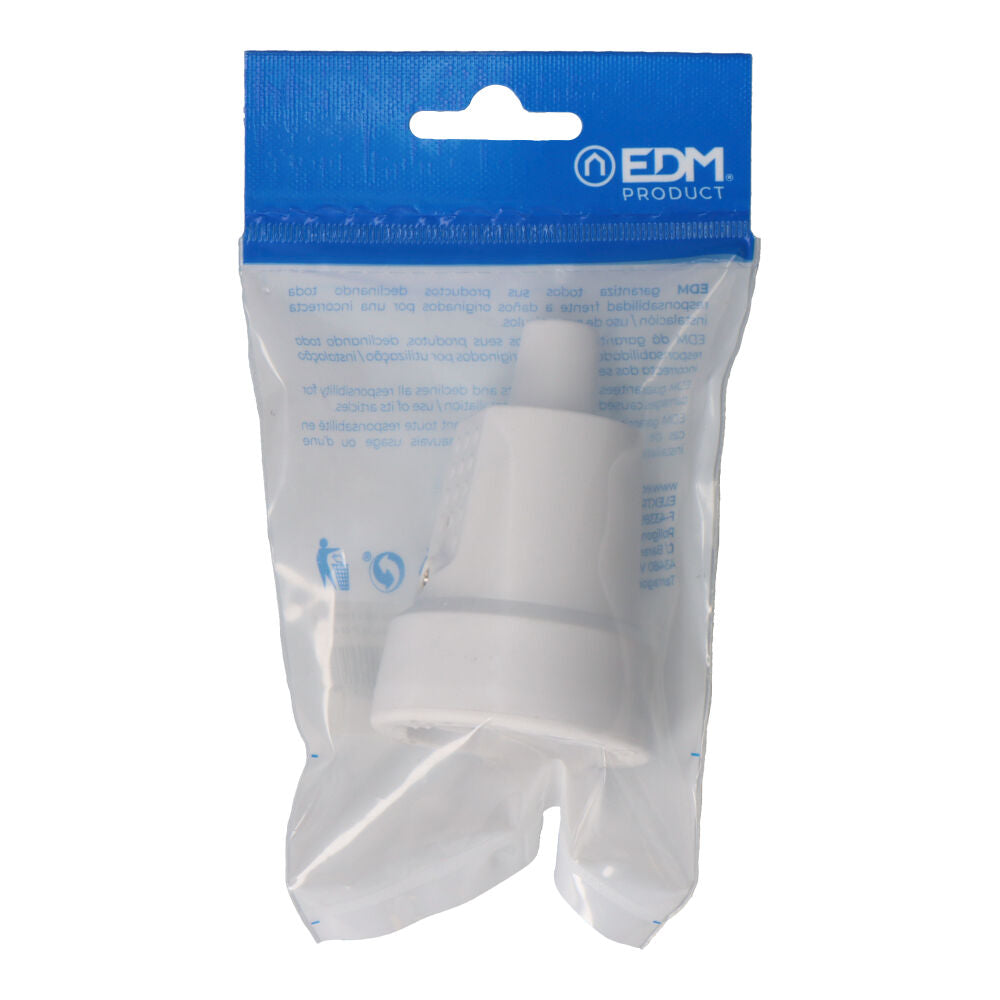 Presa volante in gomma 10/16 A 250 V T/TL 4,8 mm IP44 EDM