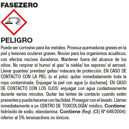 Decanter Detergente sverniciatore Concentrato 1L Fila FASEZERO