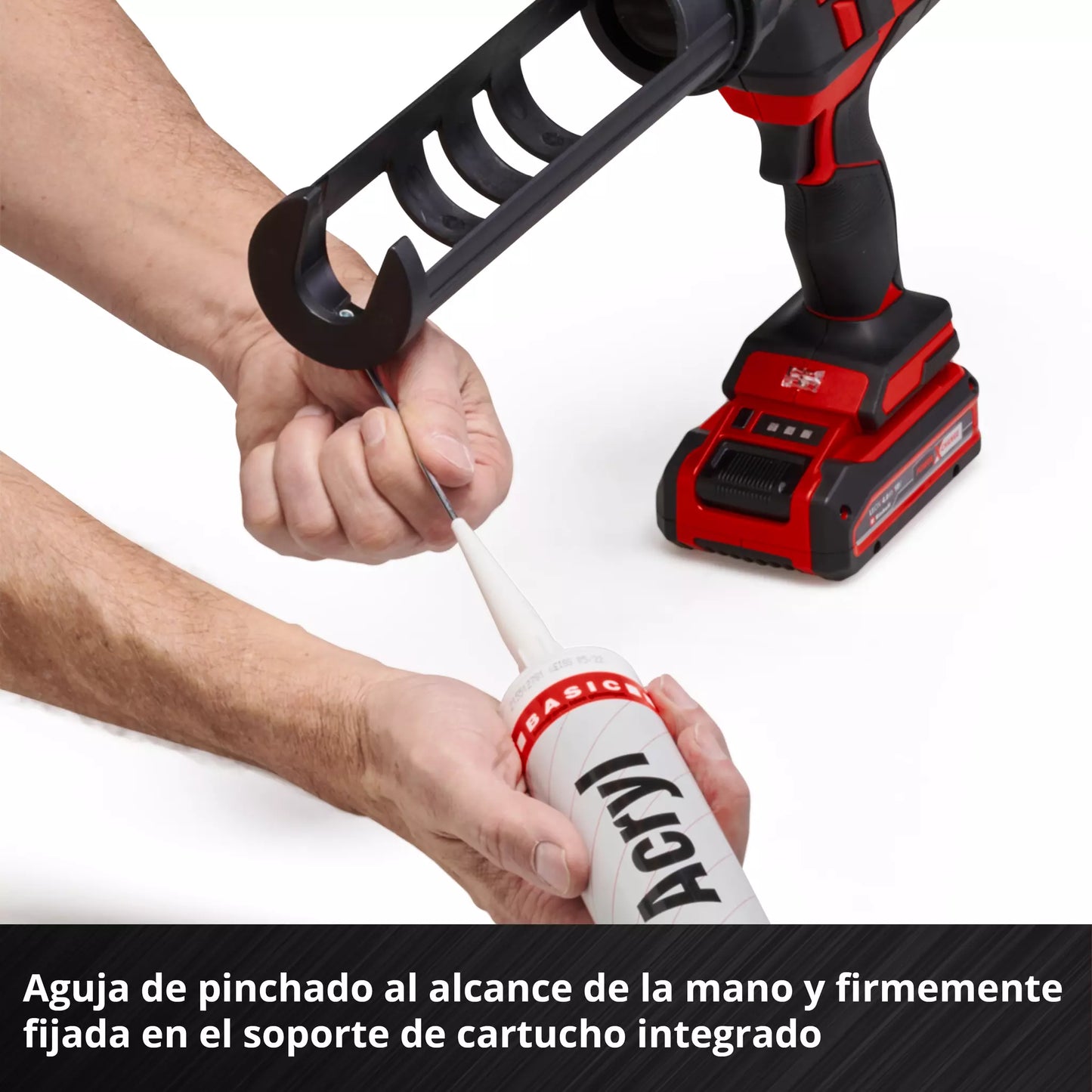 Pistola de silicona 18V 310ml Einhell TE-SG 18/10 Li - Solo