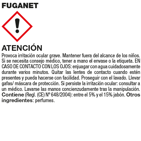 Spray para Limpieza de Juntas 750ml Fila FUGANET