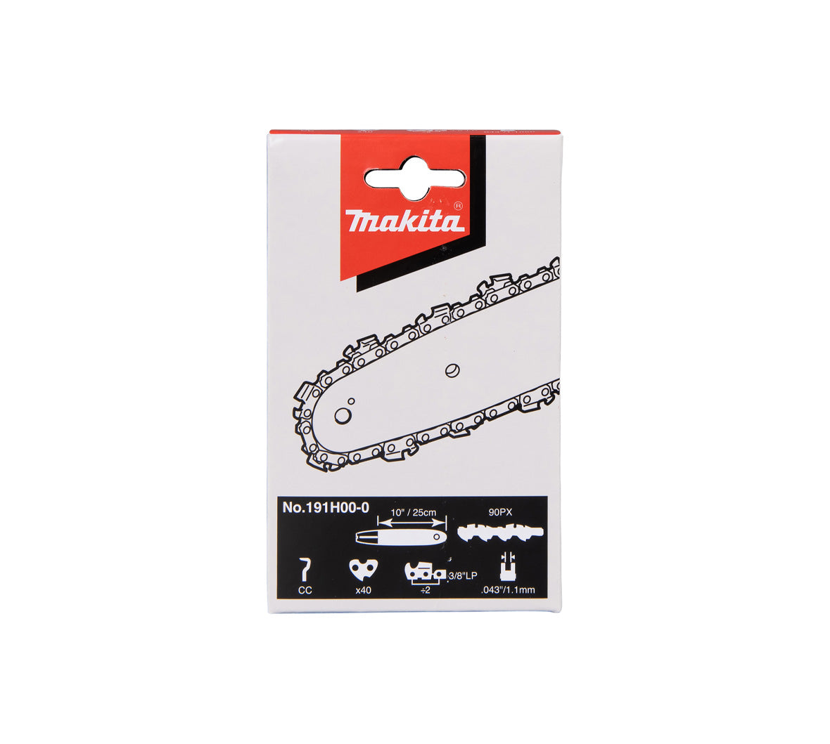 Catena per motosega 25cm 3/8" Makita 191H00-0