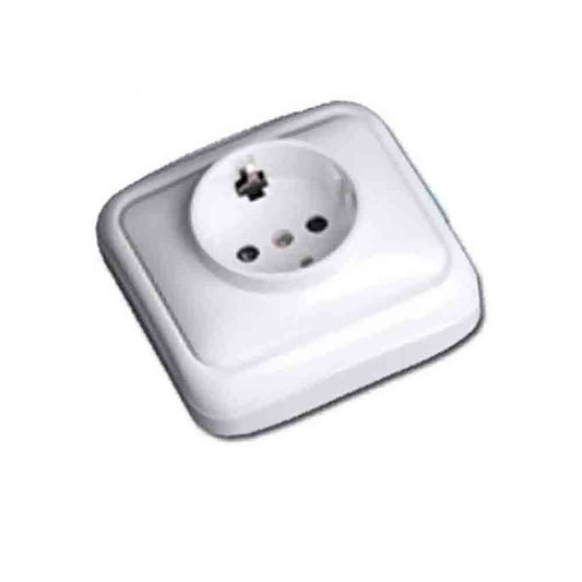 Base de superficie tipo F T/TL 16A Serie Spa Blanco EDM 43152