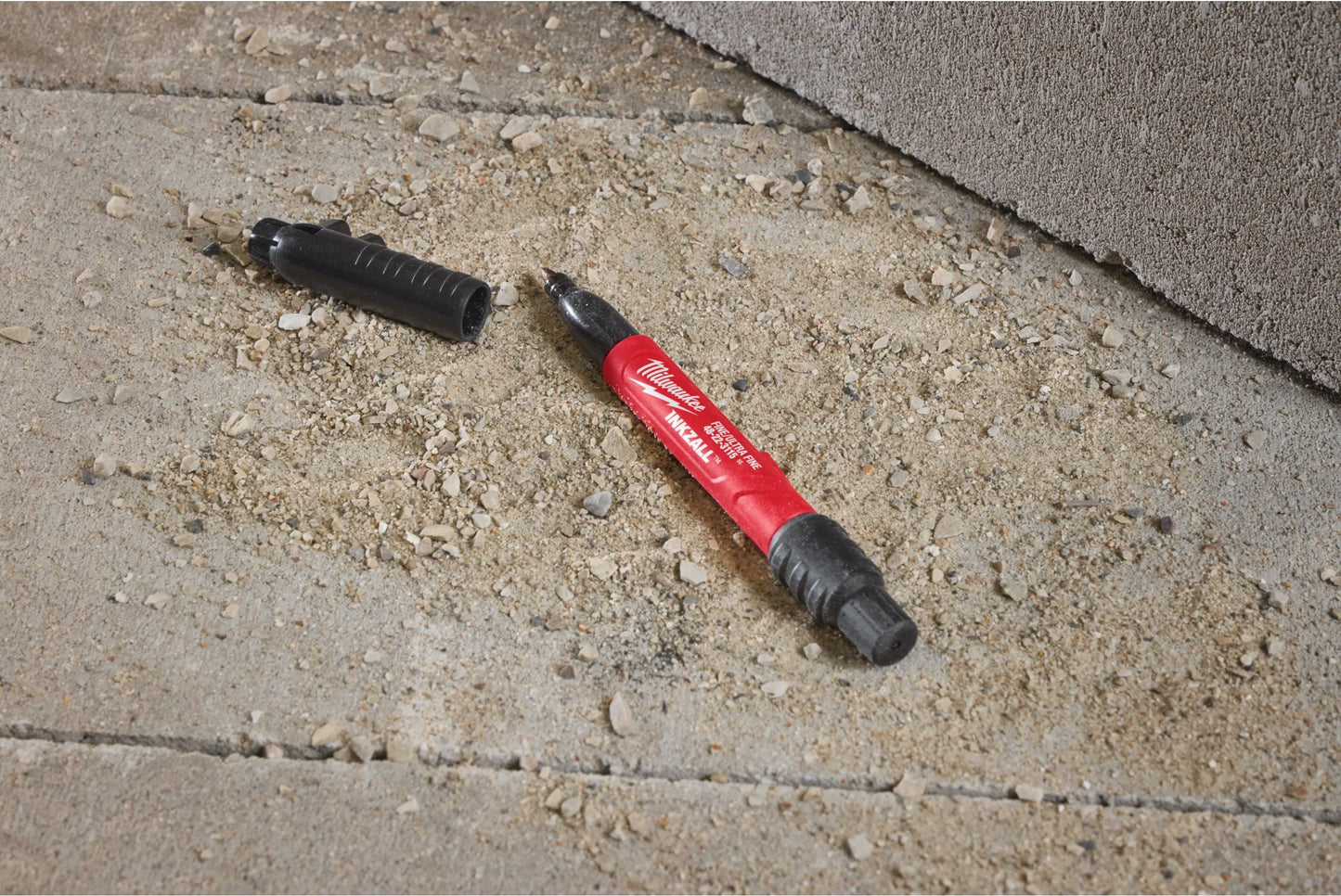 Marcador de doble punta fina y ultrafina Inkzall Negro Milwaukee
