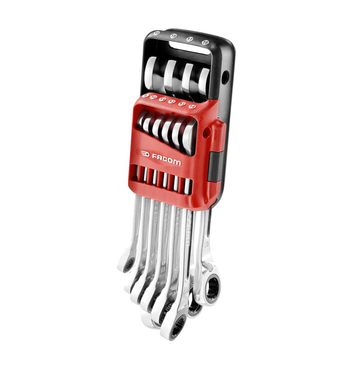 Set di 10 chiavi combinate 467B.JP10PB Facom