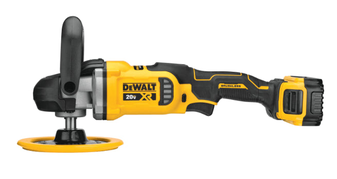 Pulidora 20V Max 180mm con 2 baterías 5Ah Dewalt DCM849P2