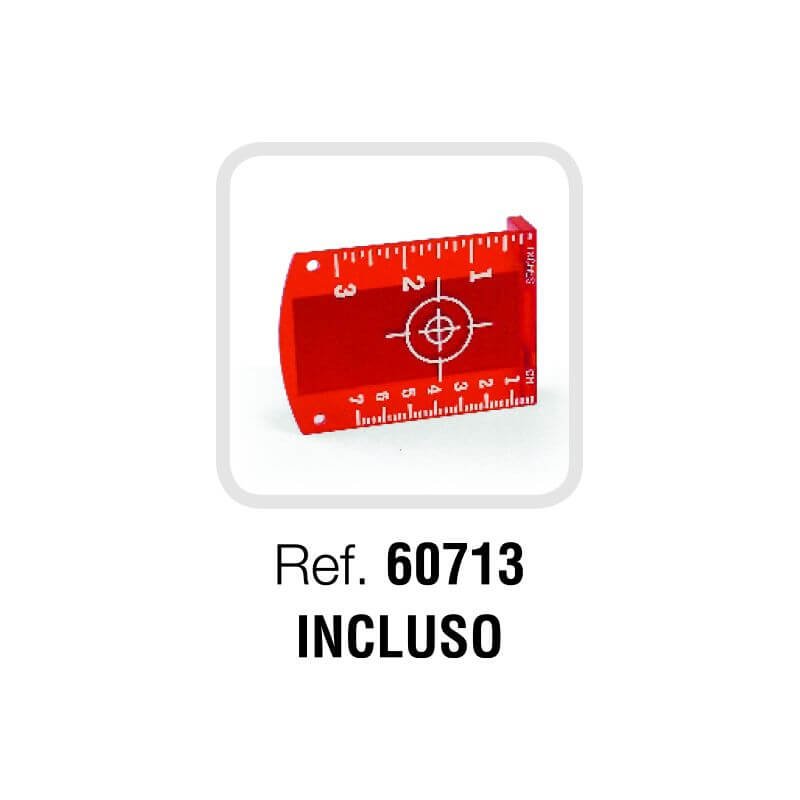 Nivel Láser Autonivelante 3 lineas 360º color rojo Metrica 3D Junior