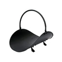Cesta metallica per legna nera 48x35x38cm EDM