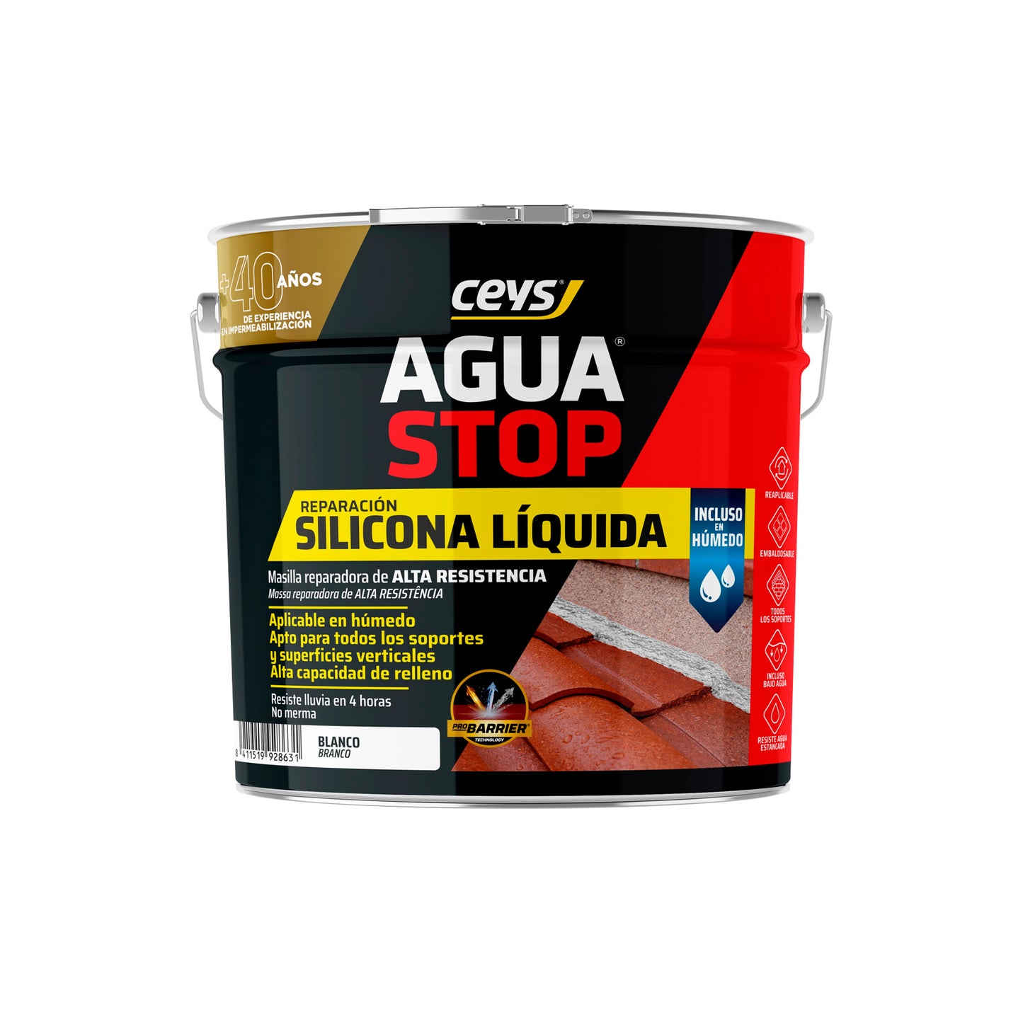 Silicona líquida 4kg Aguastop Ceys