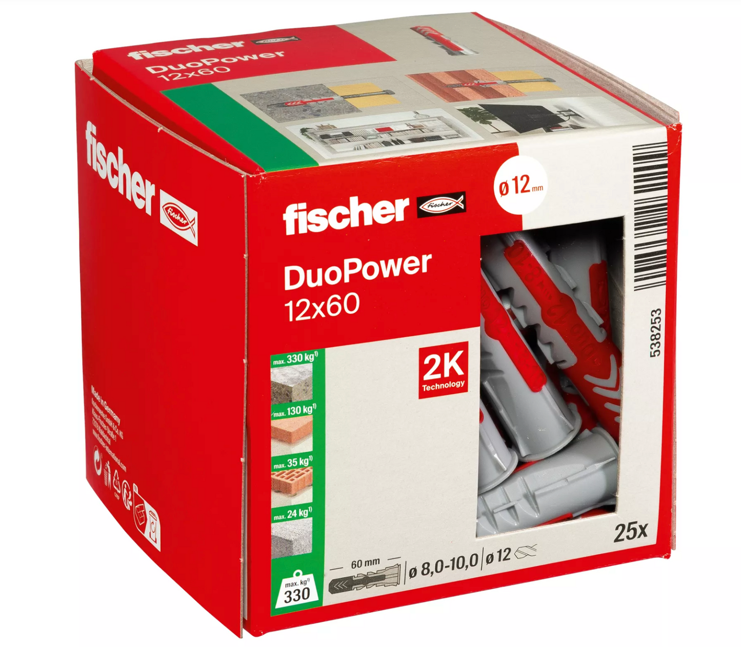Scatola per stecche Fischer DuoPower 6-12 mm