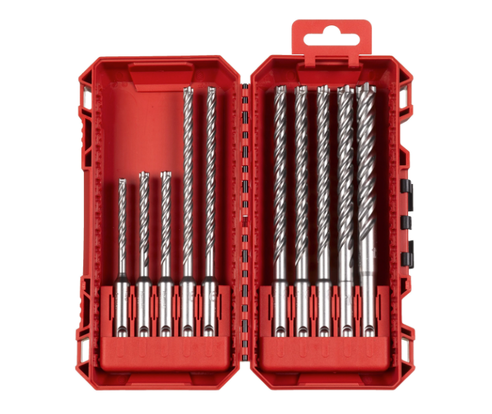 Set di punte SDS-PLUS MX4 10 pezzi Milwaukee