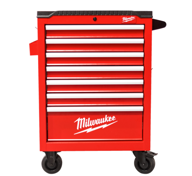 Carrello portautensili Toolguard Milwaukee con 7 cassetti, 69 cm