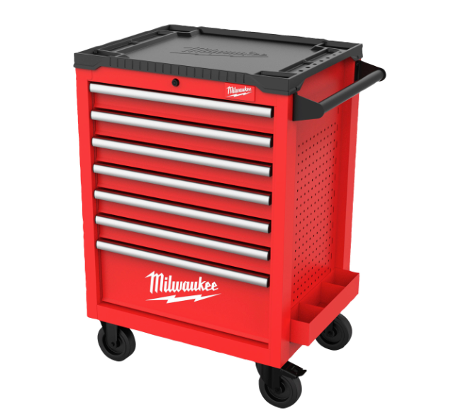 Carrello portautensili Toolguard Milwaukee con 7 cassetti, 69 cm