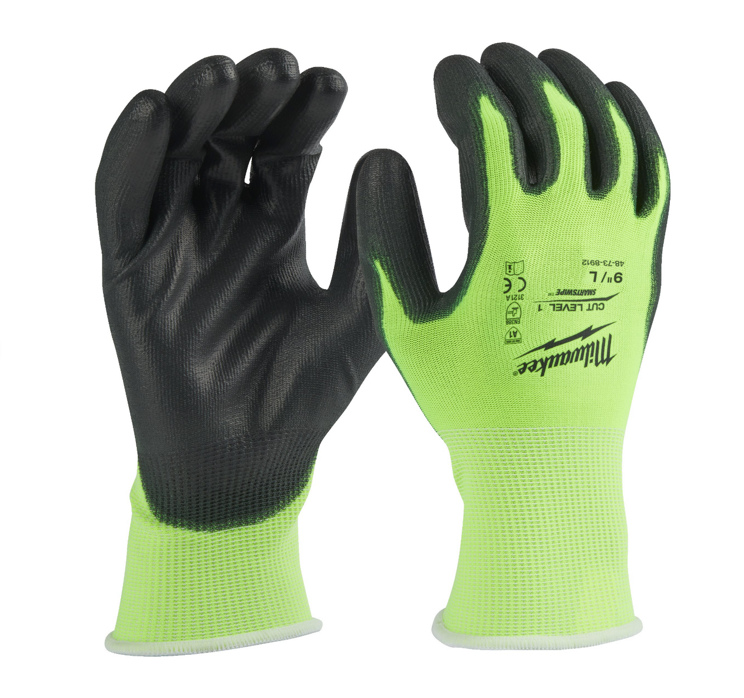 Guantes anticorte de alta visibilidad Nivel A Milwaukee HI-VIS CUT