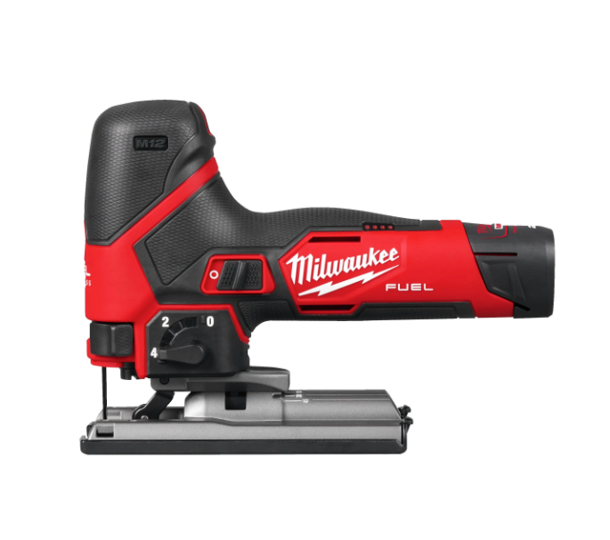 Sierra de calar subcompacta M12 Fuel + bat 2Ah + bat 4Ah + Cargador + Maletín Milwaukee M12 FJS-422X