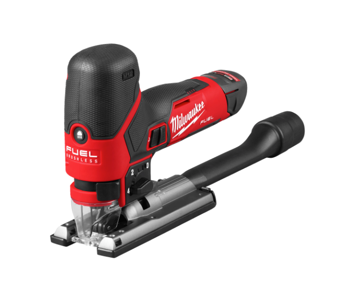 Sierra de calar subcompacta M12 Fuel + bat 2Ah + bat 4Ah + Cargador + Maletín Milwaukee M12 FJS-422X