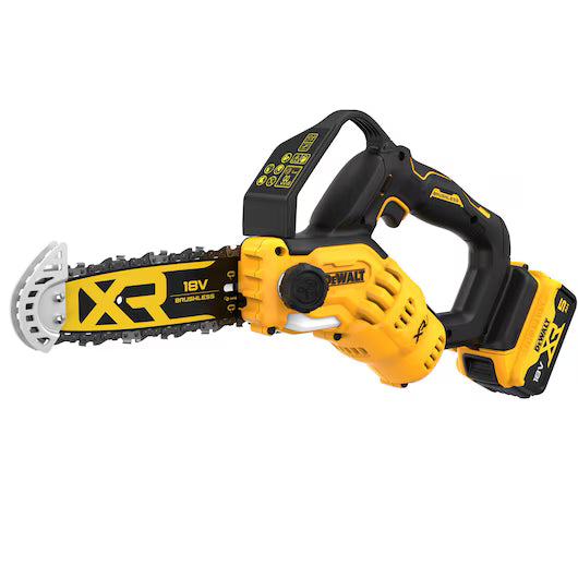 Sierra de Poda XR 18V 20cm + batería 5Ah + Cargador Dewalt DCMPS520P1