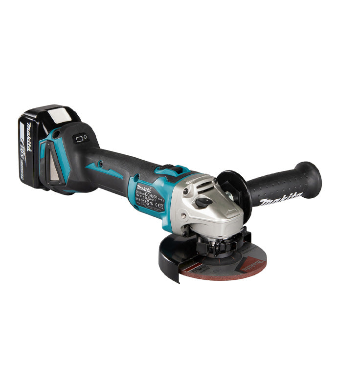 Combo 18V Taladro DHP492 + Amoladora DGA504 + 2 bat 5Ah + Cargador + Maletines Makita DLX2552TJ
