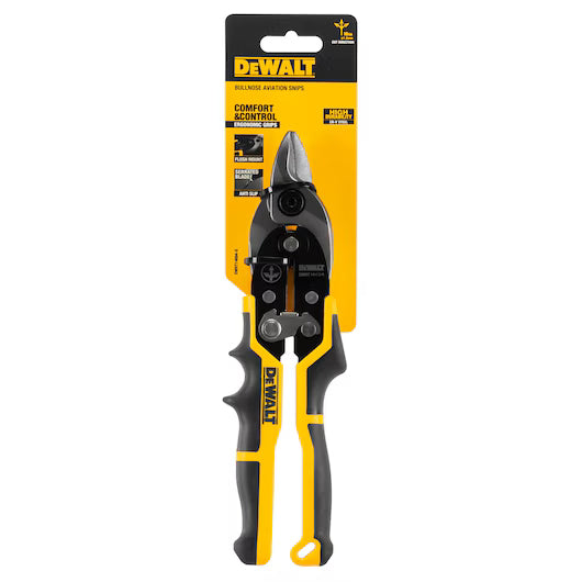 Tijeras de aviación de punta redonda corte recto Dewalt DWHT14694-0