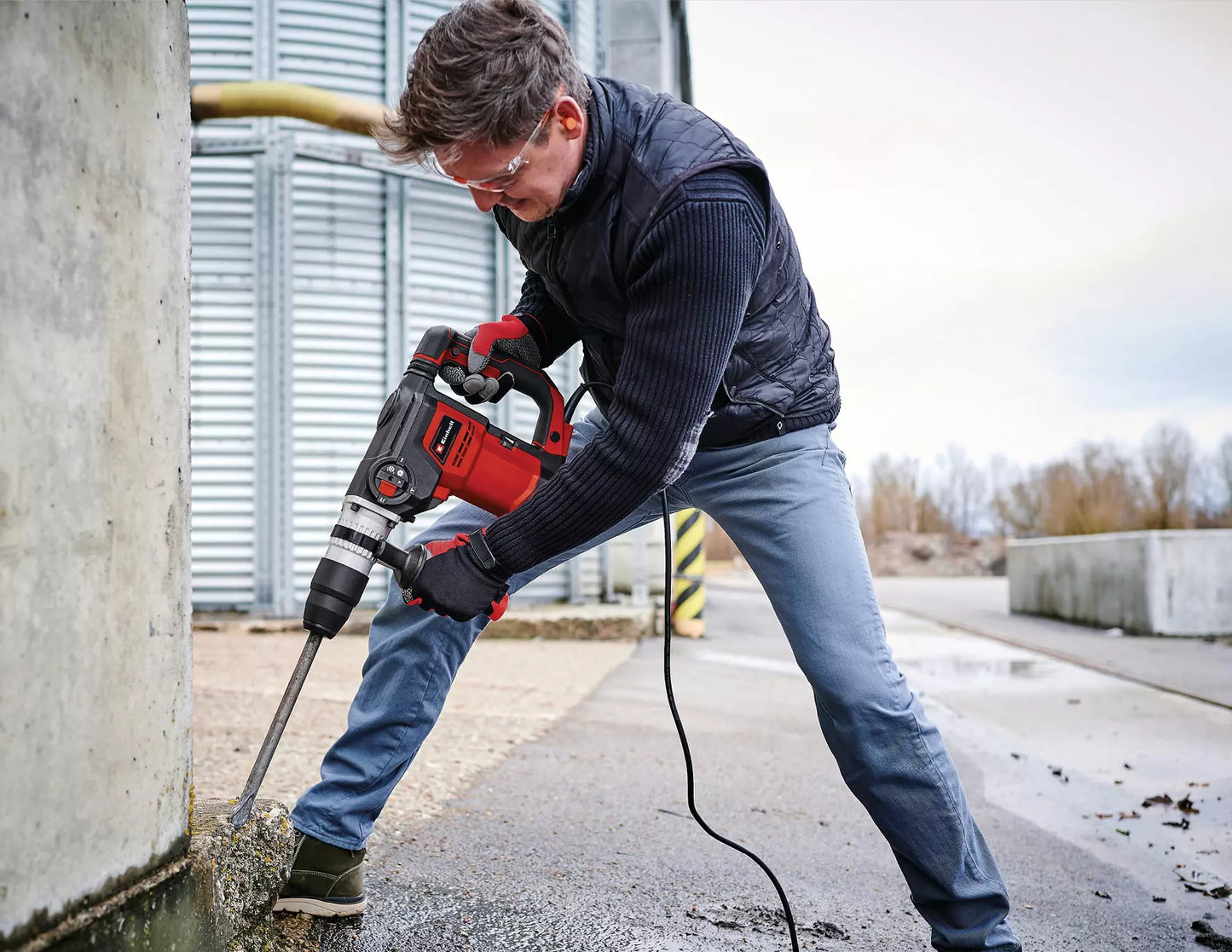 Martello perforatore SDS-max 1050W 10J Einhell TE-RH 40 3F