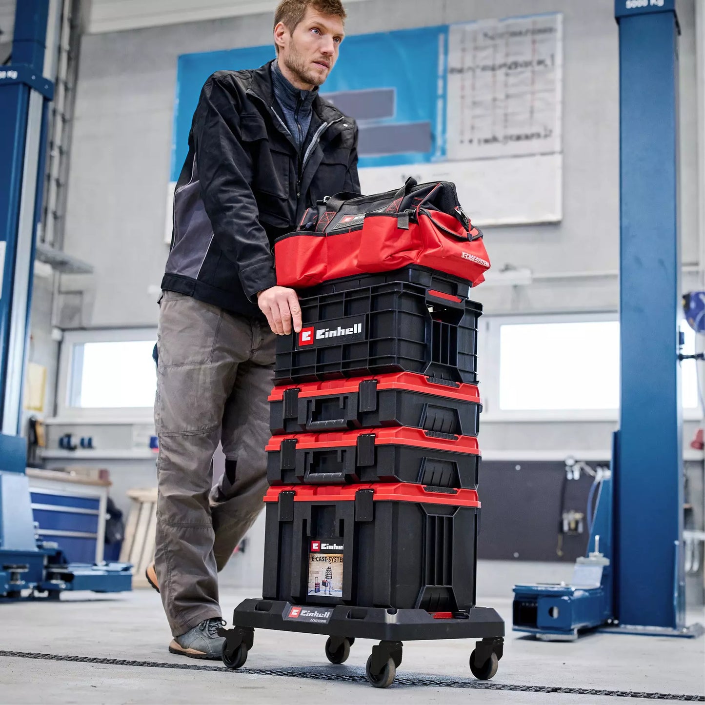 Carro para maletines Einhell E-Case
