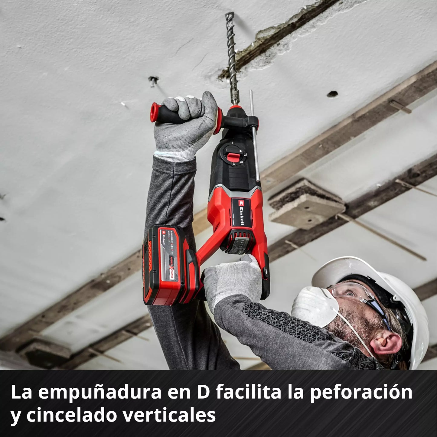 Martillo perforador 18V SDS-Plus 2,6J con maletín Einhell TP-HD 18/26 D Li BL - Solo