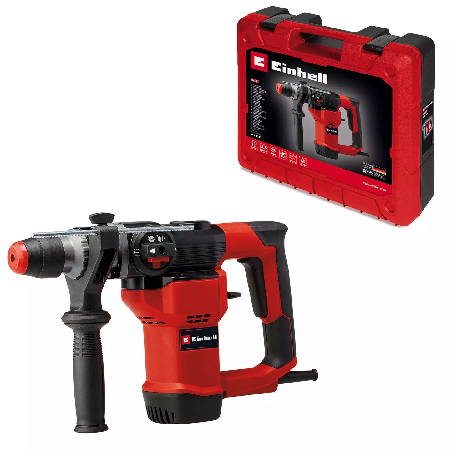 Martillo perforador SDS-Plus 950W 3,5J Einhell TC-RH 28 3F