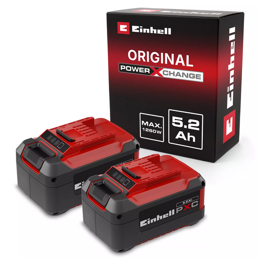 Set di 2 batterie da 5,2Ah 18V PXC Einhell