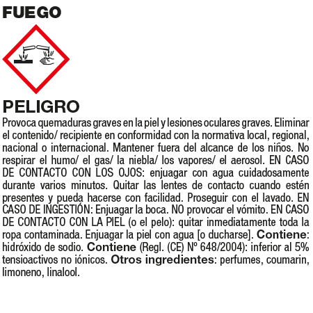 Fila FUEGO Detergente Pulizia Camino Spray 750ml