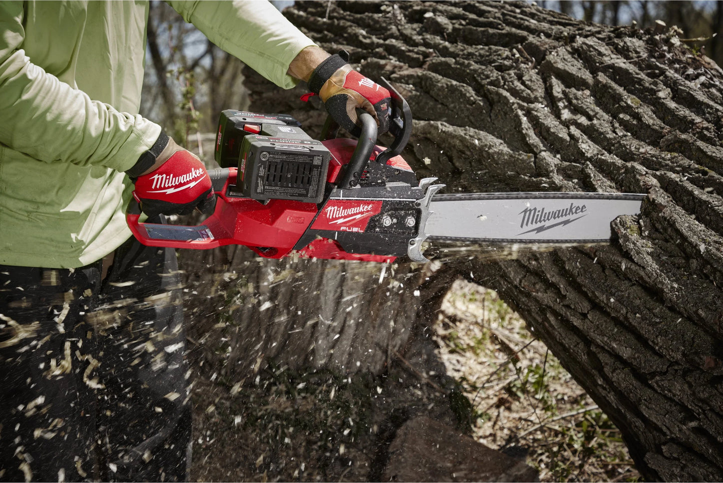 Motosierra de doble batería 50cm Milwaukee M18F2CHS50-802