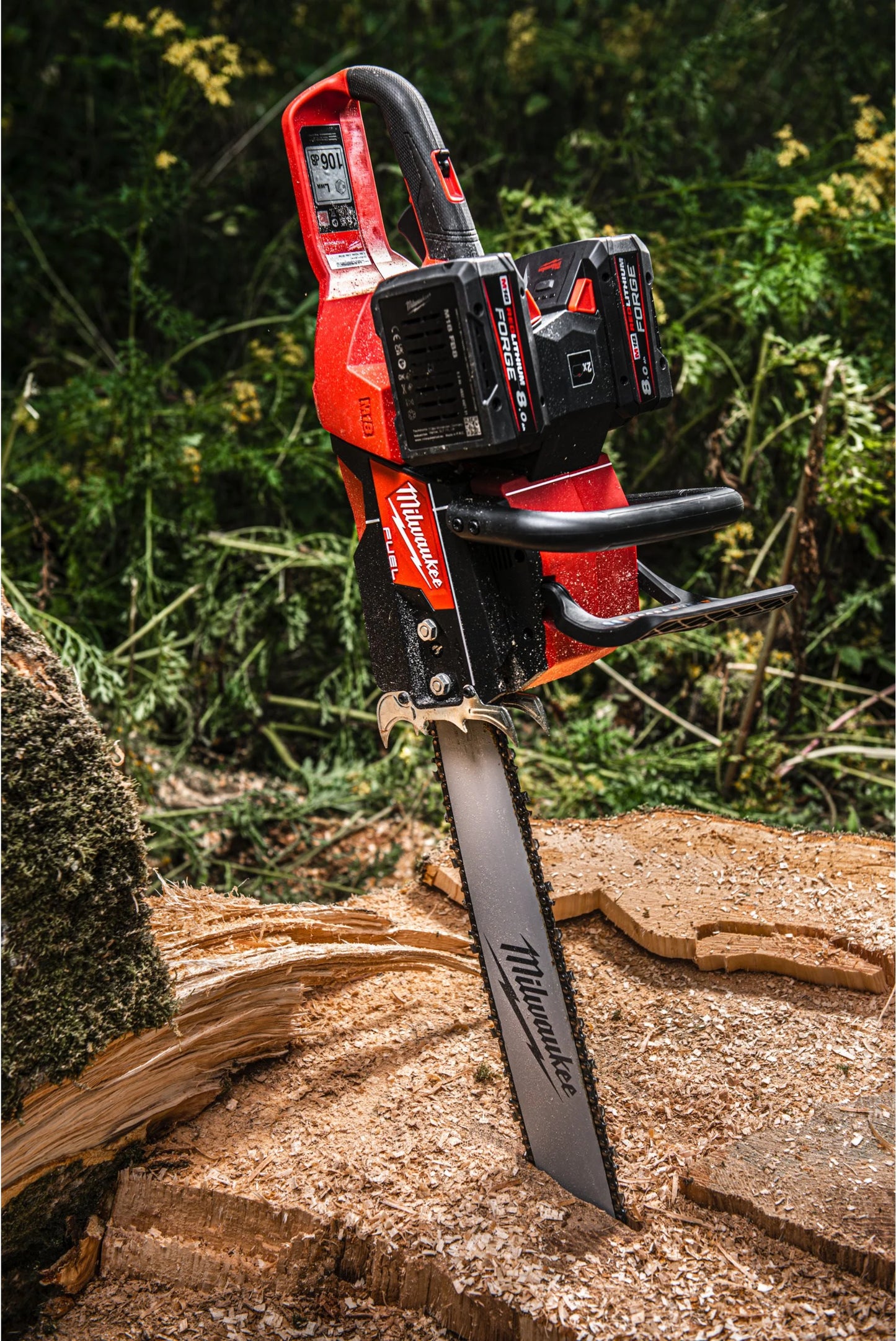 Motosierra de doble batería 50cm Milwaukee M18F2CHS50-802