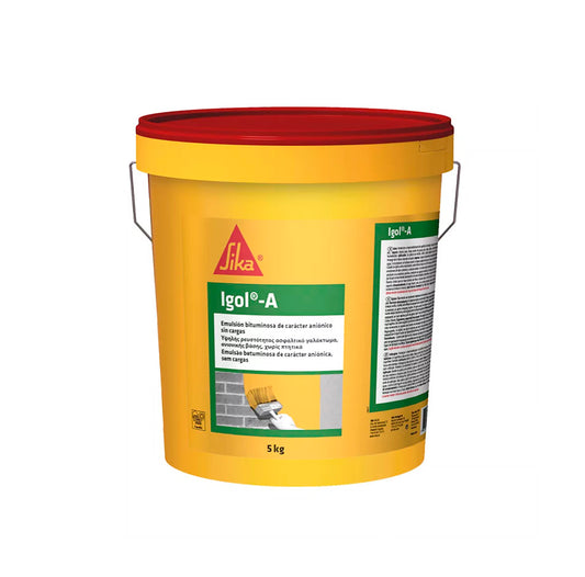 Emulsión bituminosa para imprimación de cimientos Igol-A 5kg Sika