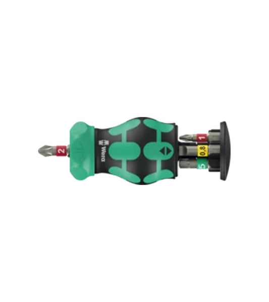 Cacciavite multipunte Kraftform Kompakt Stubby con cricchetto RA 1 Wera