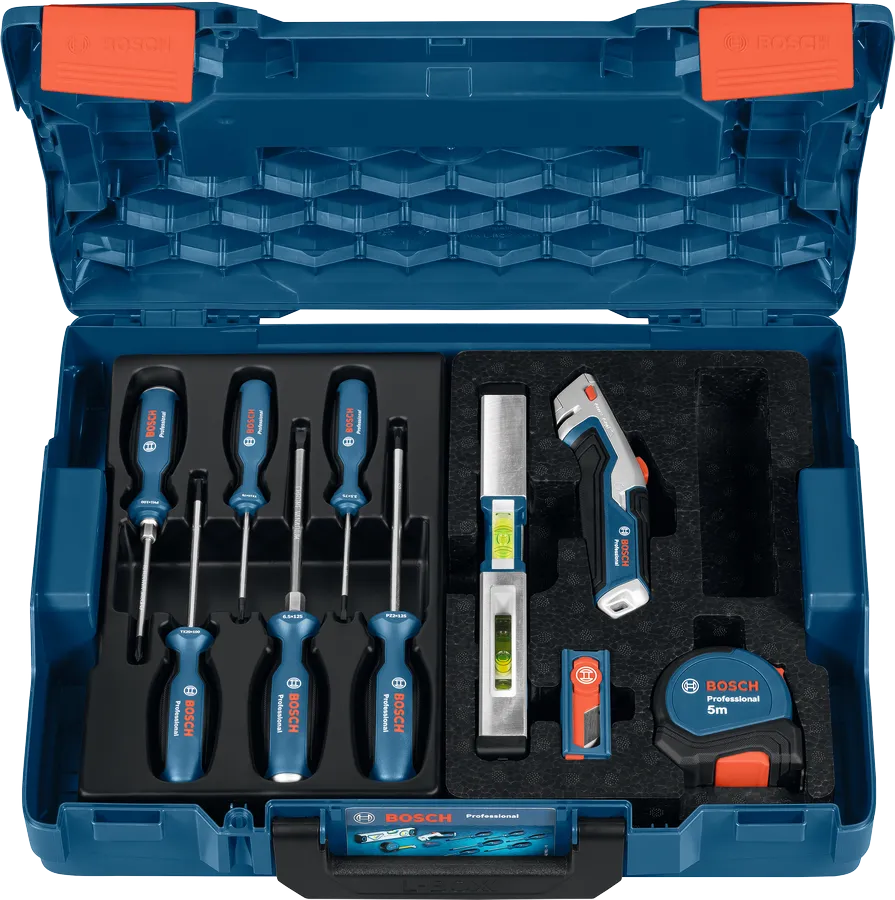 Set di cacciaviti e utensili manuali da 19 pezzi con valigetta PRO Bosch