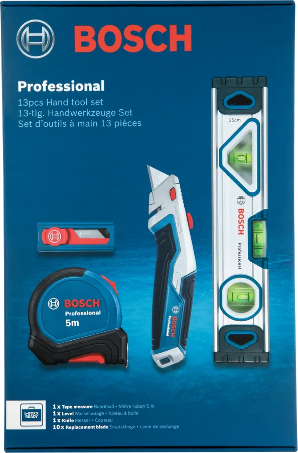 Set di utensili manuali Bosch Pro da 13 pezzi