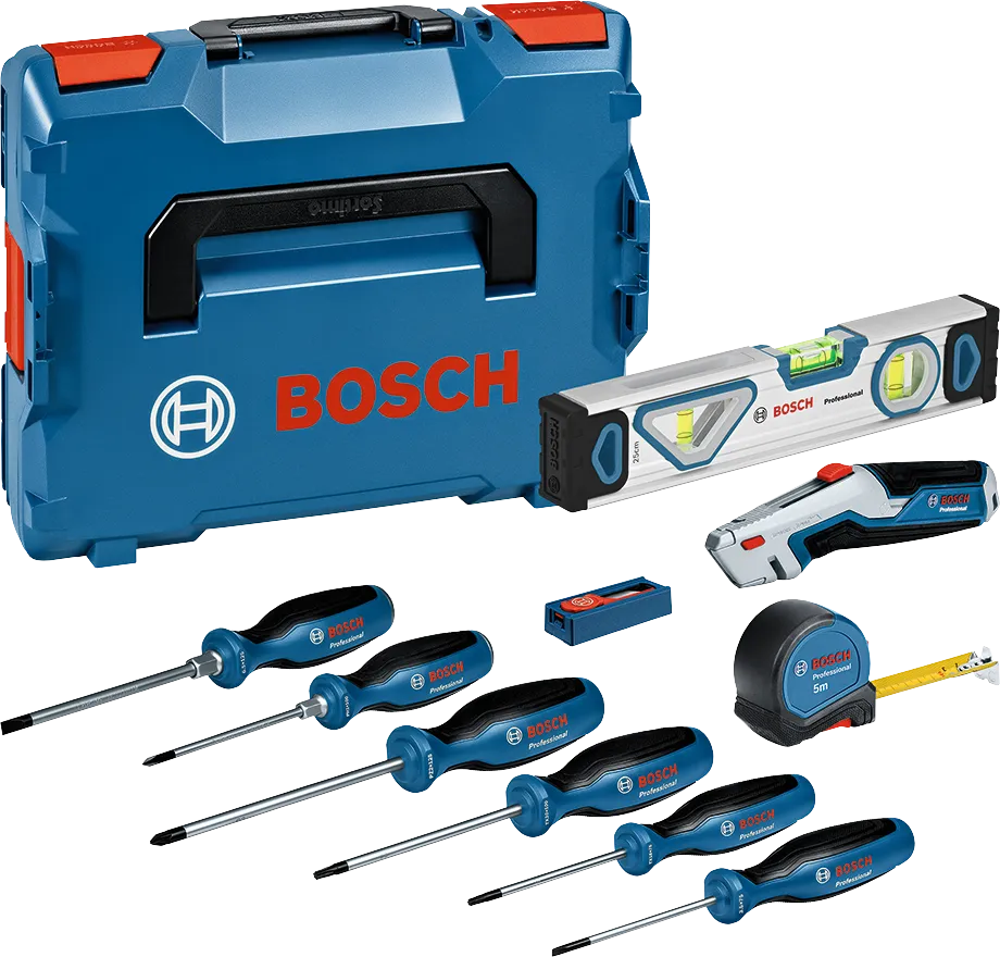 Set di cacciaviti e utensili manuali da 19 pezzi con valigetta PRO Bosch