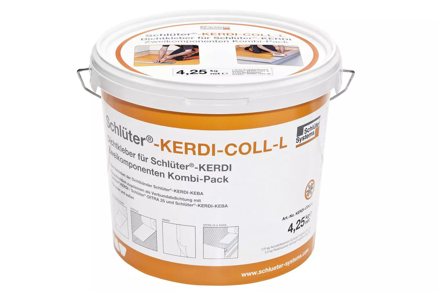 Adesivo impermeabile bicomponente 4,25kg Schlüter-KERDI-COLL
