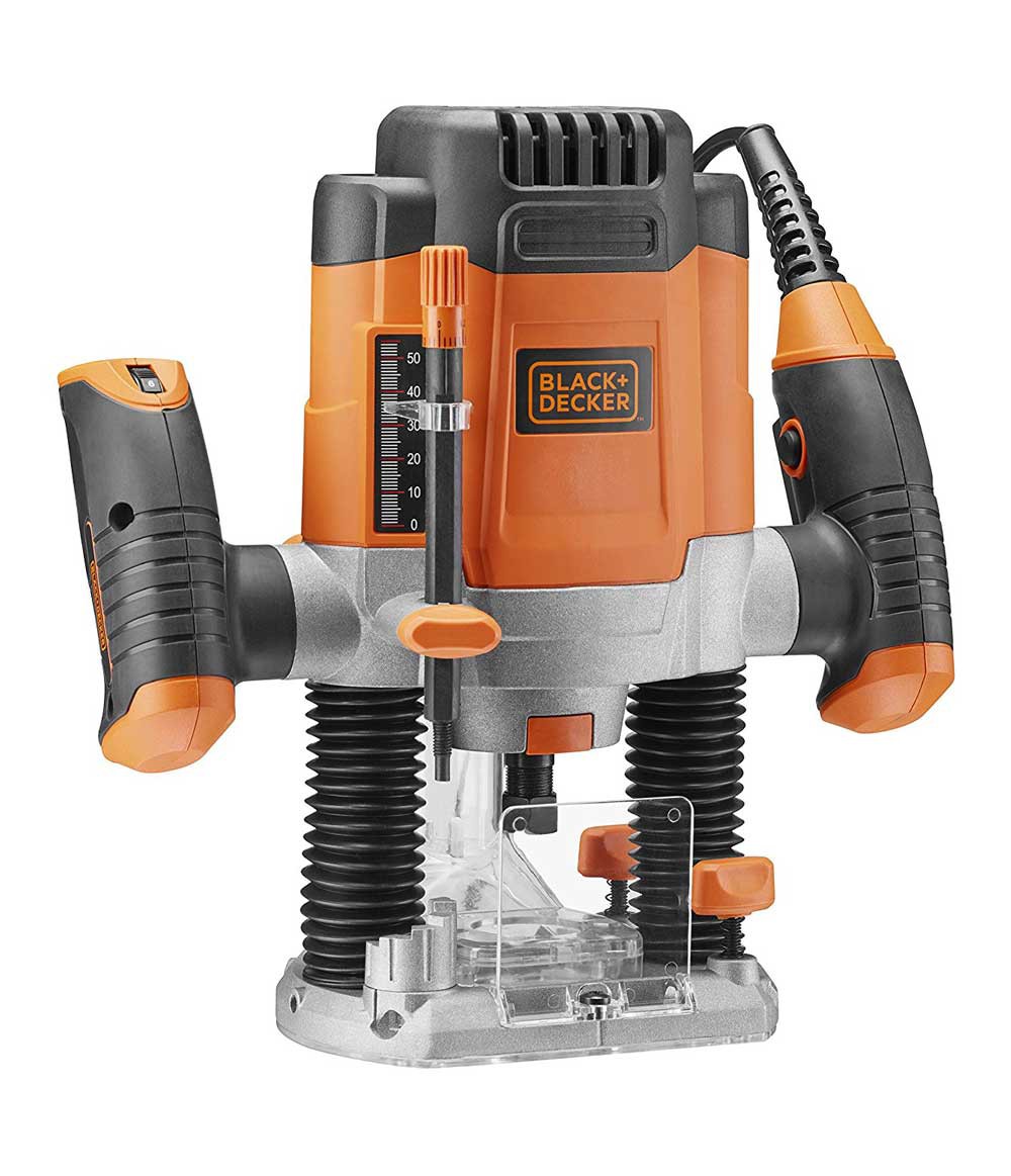 Fresadora Black&Decker KW1200EKA - 1.200w con 11 Accesorios y maletín